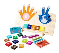 Giocattolo matematico per bambini piccoli, blocco di conteggio per matematica - di apprendimento per applicazioni complete aggiuntive | Giocattolo di apprendimento per contare le dita