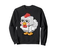 Giocattolo Mattoncini Pollo Gallo Gallina Polli Felpa