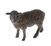 Giocattolo Modello di Simulazione di Figura Animale Realistica, Pecora Nera