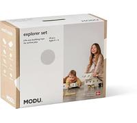 Giocattolo Modu. Modello 20 Tlg. Baukasten Starter-Setset Modu Playsystem Explorer von 0-6 Jahre - Sand Grey/Honey Yello