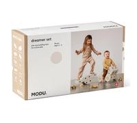 Giocattolo Modu. Modello 34 Tlg. Baukasten Starter-Set Modu Playsystem Dreamer von 0-6 Jahre - Sand Grey/Honey Yello