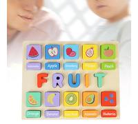 Giocattolo Montessori Gioco di puzzle portatile per l'apprendimento con