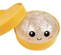 Giocattolo Morbido Glitter Dumpling Squishy gnocco glitterato da 4 pezzi, giocattolo squishy(White)