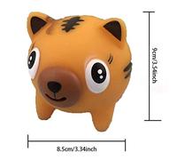 Giocattolo Morbido per Alleviare lo Stress, con la Lingua Fuori, per Spremere la Palla Animale, per Bambini, Adolescenti, Adulti (#48)