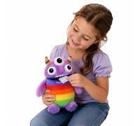 Giocattolo morbido per bambini Worry Monster tasca con zip bocca peluche...