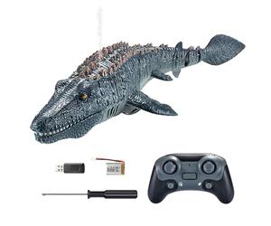 Giocattolo Mosasaurus Che Nuota - Dinosauro Acquatico Telecomandato, Gioco Interattivo In Piscina, Funzione Spruzzo Leggero | Per Bambini Piscina Bagno Divertente Giocattolo Educativo Di Simulaz