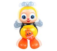 Giocattolo Musicale Ape - Animale Elettrico 10,5x10,5x21 Cm Con Musica E Luce | I Giocattoli Che Strisciano | Giocattolo Sensoriale Per Ragazzi, Ragazze, Asili , Sale Giochi, Cam