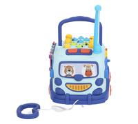 Giocattolo musicale multifunzionale blu per bebÃ© a doppia funzione con battente e funzioni didattiche