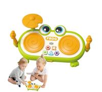 Giocattolo musicale per bambini - batteria per bambini piccoli | giocattolo a percussione con luce | giocattolo musicale nel design | per bambini, ragazze, giochi per la casa, attività divertenti e