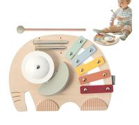 Giocattolo musicale per bambini, strumenti musicali a forma di elefanti, strumenti musicali per lo sviluppo dei bambini, come xilofono e carillon per feste di compleanno, casa, asilo e