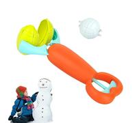 Giocattolo natalizio con palla di neve - gioco di battaglia con palla di neve, palla di neve, palla di neve, giocattolo da spiaggia per bambini, con clip rimovibile, attività in famiglia all'aperto