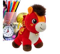 Giocattolo Peluche Cavallo Mascotte Cinese - Decorazioni Per La Casa Cinesi Morbide E - Giocattolo Cavallo Di Peluche | Per Auto Tavoli Soggiorno Uffici Caffè Librerie Divani Scaffali Teche Letti