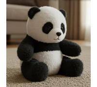 Giocattolo peluche, design realistico con movimento delicato, perfetto per il comfort e il rilassamento （Panda）