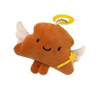 Giocattolo peluche divertente e creativo per la decorazione dello zaino che emette un suono stridulo quando viene premuto, fantastico regalo per bambini