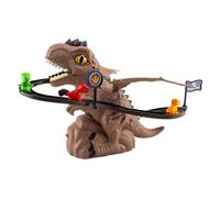 Giocattolo per arrampicarsi sulle scale dei dinosauri - Set di piste interattive, gioco musicale luminoso e divertente, giocattolo dinosauro in movimento | Rampa di inseguimento colorata, funzione di