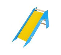 Giocattolo per arrampicata per pappagalli: scivolo, scaletta, posatoio, accessori per l'addestramento e la cura dei parrocchetti.