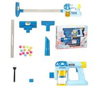 Giocattolo per Aspirapolvere Elettrico Simulato - Struttura Compatta in ABS, Disegno di Spazzatrice per Pavimento Rotolante, di Movimento Alimentato A Batteria, Insieme di Sviluppo di