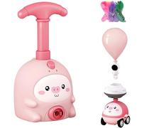 Giocattolo per auto a palloncino con palloncini di ricambio, alimentato ad aria, per bambini, set di auto da corsa, giocattolo educativo senza batteria, regalo per ragazze dai 3 anni (B)
