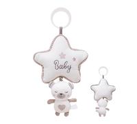 Giocattolo Per Auto Di Coniglio A Maglia, Giocattolo Musicale Sospeso Per Bambini, Giocattoli Sensoriali Musicali Di Baby Lullaby Pull, Hangble, Leggero, 30x17 Cm, Ottimo Per Sedili Per Auto E Passegg