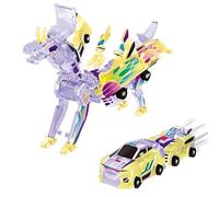 Giocattolo Per Auto Di Dinosauro Trasformante In Collisione, 2 Macchinine Magnetiche Trasformabili In Giocattoli Di Dinosauro,DinoToys Trasformanti,Robot Deformazione 2 In 1 DinoCar Giocattolo Regalo