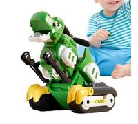 Giocattolo per auto Dinosauro trasformabile con Collisione | Modello Serbatoio Educativo | Figura di trasformazione | per bambini e ragazze in età prescolare, Favore di Compleanno, Vacanze, Soggiorno,