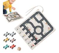 Giocattolo Per Auto In Legno - Di Labirinti Per Auto Da Corsa, Veicolo Educativo Per Abilità Motorie Di Apprendimento Logico | Carrello In Legno Per Bambini Per Set Da D