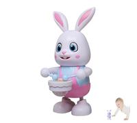 Giocattolo per bambini a forma di coniglio, con canto interattivo, con lepre illuminata