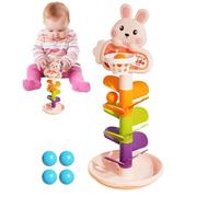 Giocattolo per bambini a sfere cadenti,Giocattoli interattivi di circuito a sfere con caduta e impilamento | Gioco di pista torre di impilamento corsa su rampa interattiva di apprendimento per