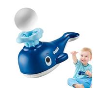 Giocattolo per bambini che la palla - Corna a sfera galleggiante a forma di giocattolo con soffiaggio per bambini | Allenatore di capacità del polmone in ABS blu rosa