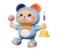 Giocattolo Per Bambini - Orsacchiotto Domestico Musicale In Movimento,Giocattolo Rassicurante con Movimento di Gattonamento | Per Bambini E Ragazze, Per Uso Domestico, Sonno, Pasqua, Compleanno E