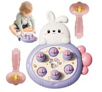 Giocattolo per Bambini - Portatile Cartone Animato Coniglio Pound Un Gioco di Talpa - Whack Game Giocattolo Talpa con, Giocattoli interattivi Genitore-Figlio per Bambine 3 Anni
