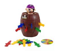 Giocattolo per bambini salta il pirata con barile e spade bimbo idea regalo di n