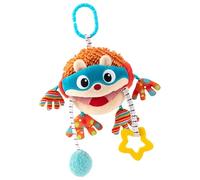 Giocattolo per bambini, seggiolino auto e passeggino - Giocattolo sensoriale di peluche, peluche per bambini con campana integrata per attività, accessori di intrattenimento per più vecchi di 0 e