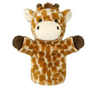 Giocattolo per bambole in peluche - 26 x 20 cm grande bambola leone giraffa, morbido accessorio interattivo, giocattolo educativo creativo, per la storia, asili per bambini al coperto, aule,