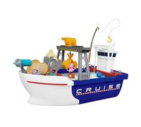 Giocattolo per barca da pesca - Giocattolo da bagno per traghetto | Giocattolo galleggiante d'acqua per bambini, giocattoli per piscina e bagno | Decorazione per barche da pesca Miini barca da pesca |