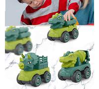 Giocattolo per Camion di Dinosauro Staccabile Giocattolo per Auto di Ingegneria di Dinosauro Sicuro, Robusta Lavorazione Squisita, Eccellente Compleanno per Bambini/Halloween