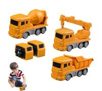 Giocattolo per camion per il trasporto di auto - Giochi di costruzione per bambini magnetici | Veicoli da costruzione Toys Excavator Truck Giocattolo | Camion di costruzioni auto da gioco da gioco da
