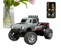 Giocattolo per camion telecomandato, camion telecomandati per ragazzi 1 da | Giocattolo per auto elettrica Vacanza Compleanno Indoor Outdoor Ragazzi Ragazze Grigio Senza box rimorchio