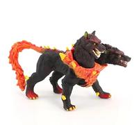 Giocattolo per cani a doppia testa dell'inferno, modello animale mitologico, modello animale divino, attrezzatura giocattolo per cani inferno, regali di compleanno per bambini, lezioni precoci