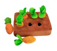 Giocattolo Per Cani Carote Interattivo - Tappetino Da Fiuto Lussuoso, Pad Puzzle Morbido | Coinvolgere Il Gioco Di Allenamento Nose Work Con La Funzione Di Nascondere Del Trattamento, Ideale Per Il So