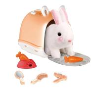 Giocattolo per cani che abbaiano, giocattolo per cuccioli, dolce interattivo, giocattolo interattivo, giocattolo di peluche interattivo, adorabile cane interattivo elettronico per