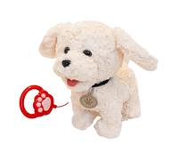 Giocattolo Per Cani Che Cammina - Cucciolo Di Peluche Interattivo, Cane CheAbbaia Realisticamente | Morbido Peluche A Batteria ChECammina Abbaiando Coda Scodinzolante Cucciolo Giocattolo 27x21x13 Cm