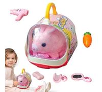 Giocattolo per cani che cammina, giocattolo interattivo in peluche per animali domestici - Giocattoli per cani a forma di robot, giocattoli di peluche per i più piccoli, compagno di val