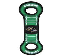 Giocattolo per cani da calcio della NFL con squeaker. - Baltimore Ravens - Per Tug Toss & Fetch. - giocattolo per animali domestici duro e resistente