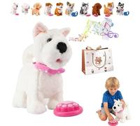 Giocattolo per cani da corsa e abbaiare con guinzaglio, cane da gioco che può correre, il mio cucciolo robot realistico, cucciolo di robot realistico, cane elettronico per bambini per tutti gli amanti