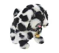 Giocattolo per cani da passeggio - bambola da cucciolo di peluche, robot elettronico interattivo |Adorabilee Adorabile Adorabile realistico realistico in movimento da abbaiare compagno per ragazzi rag