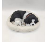 Giocattolo per cani di peluche realistico con movimento respiro delicato aggiung