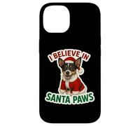 Giocattolo per cani Fox Terrier I Believe In Santa Paws Merry Christmas Custodia per iPhone 14