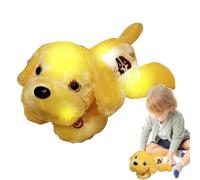 Giocattolo per cani in peluche a LED, cucciolo a LED, peluche animale lucido, in peluche morbido per cucciolo, cane, luce notturna, per il di coricarsi, per bambini e bambini, 14 pollici