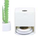 Giocattolo per casa delle bambole - mini casa delle bambole decorativa con robot lavapavimenti, piccola di robot aspirapolvere - per scrivania, camera dei bambini, comodino, soggiorno, camera